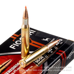 20 Rounds of 30-06 Springfield Ammo by Fiocchi - 180gr SST