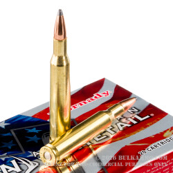 20 Rounds of .270 Win Ammo by Hornady American Whitetail - 130gr SP