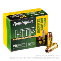 20 Rounds of .45 ACP Ammo by Remington HTP - 230gr JHP