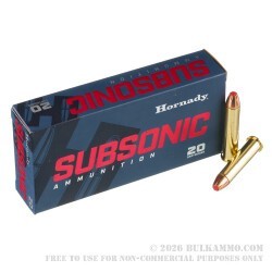 200 Rounds of 45-70 Ammo by Hornady Subsonic - 410gr Sub-X