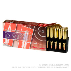 200 Rounds of 5.56x45 Ammo by Hornady Superformance Match - 75gr HPBT