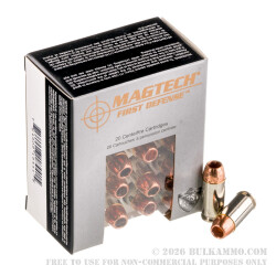 20 Rounds of .40 S&W Ammo by Magtech First Defense - 130gr SCHP 20 Rounds of .40 S&W Ammo by Magtech First Defense - 130gr SCHP