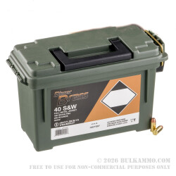 250 Rounds of .40 S&W Ammo by Blazer Brass - 180gr FMJ