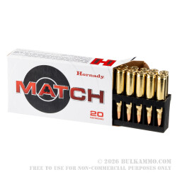 200 Rounds of .223 Ammo by Hornady - 75gr HPBT Match