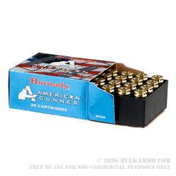 20 Rounds of .40 S&W Ammo by Hornady American Gunner - 180gr XTP JHP
