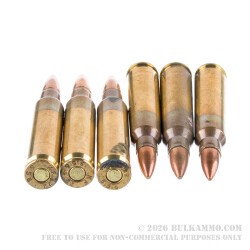 1000 Rounds of 5.56x45 Ammo by Global Ordnance - 55gr FMJ M193