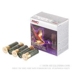 12 ga - 2-3/4" - 1 1/8 oz. - Steel #2 Shot - High Velocity Magnum Steel Load - PMC - 250 Rounds 12 ga - 2-3/4" - 1 1/8 oz. - Steel #2 Shot - High Velocity Magnum Steel Load - PMC - 250 Rounds
