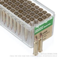 50 Rounds of .17HMR Ammo by Remington - 17gr Accutip