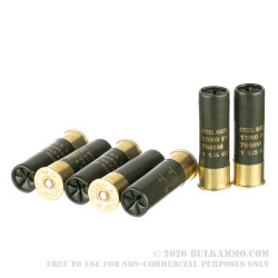 25 Rounds of 12ga Ammo by Fiocchi - 1 1/5 ounce #2 steel shot