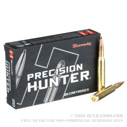 20 Rounds of .270 Win Ammo by Hornady Precision Hunter - 145gr ELD-X