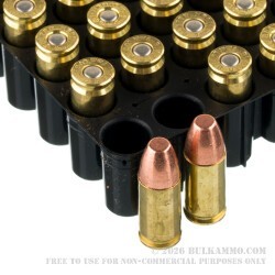 50 Rounds of 9mm Ammo by Blazer Brass Clean-Fire Suppressor - 147gr TMJ FN