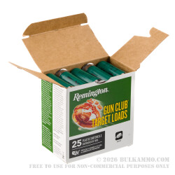 25 Rounds of 12ga Ammo by Remington - 1 ounce #8 shot