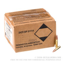 200 Rounds of .300 AAC Blackout Ammo by Remington UMC - 150gr FMJ