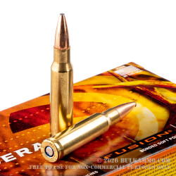 20 Rounds of .308 Win Ammo by Federal Fusion - 150gr Bonded SP