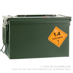 800 Rounds of 5.56x45 Ammo by OMPC in Ammo Can - 62gr FMJ SS109 800 Rounds of 5.56x45 Ammo by OMPC in Ammo Can - 62gr FMJ SS109