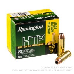 20 Rounds of .45 Long-Colt Ammo by Remington HTP - 230gr JHP