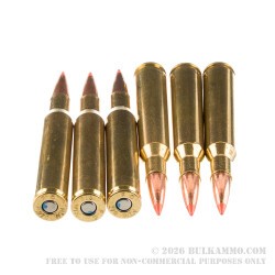 20 Rounds of .270 Win Ammo by Federal Fusion Tipped - 150gr Bonded Polymer Tip