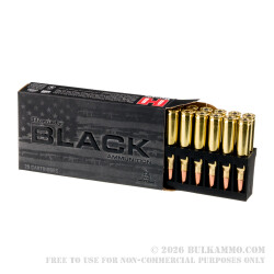 20 Rounds of 5.56x45 Ammo by Hornady BLACK - 75gr InterLock HD SBR
