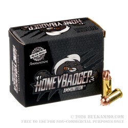 20 Rounds of .32 ACP Ammo by Black Hills Ammunition - 50gr HoneyBadger