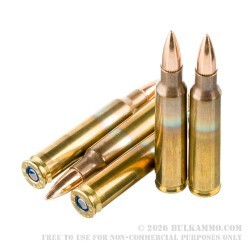 200 Rounds of 5.56x45 Ammo by Federal American Eagle - 55gr FMJ