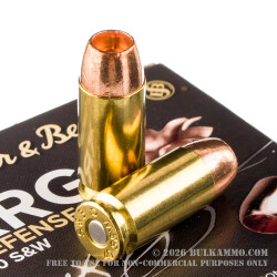 25 Rounds of .40 S&W Ammo by Sellier & Bellot XRG Defense - 130gr SCHP