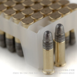 50 Rounds of .22 LR Ammo by Federal Gold Metal High Velocity Match - 40gr LRN 50 Rounds of .22 LR Ammo by Federal Gold Metal High Velocity Match - 40gr LRN