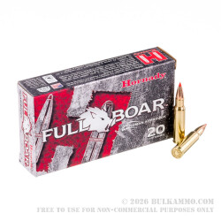 20 Rounds of 6.8 SPC Ammo by Hornady Full Boar - 100gr GMX 20 Rounds of 6.8 SPC Ammo by Hornady Full Boar - 100gr GMX