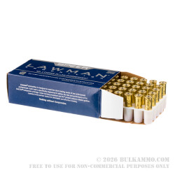 1000 Rounds of .38 Spl Ammo by Speer Lawman - +P 158gr TMJ