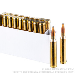 20 Rounds of 7mm Rem Mag Ammo by Prvi Partizan - 140gr PSP