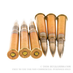 384 Rounds of .303 British Ammo by Canadian Military Surplus - 174gr FMJ Mk VIIz *CORROSIVE*