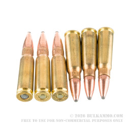 200 Rounds of 7.62x39 Ammo by Remington Core-Lokt - 125gr PSP