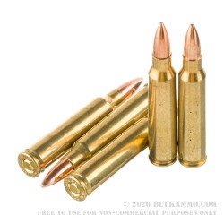 500 Rounds of Reloaded .223 Ammo by BVAC - 55gr FMJ