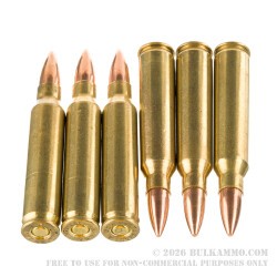 500 Rounds of Reloaded .223 Ammo by BVAC - 55gr FMJ