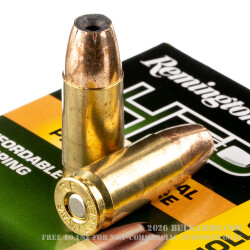 20 Rounds of 9mm Ammo by Remington Golden Saber Bonded - 147gr BJHP