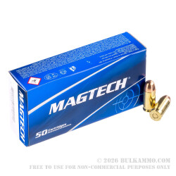 50 Rounds of .45 ACP Ammo by Magtech - 230gr FMJ