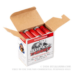 25 Rounds of 12ga Ammo by Winchester Super Target - 1 ounce #8 shot