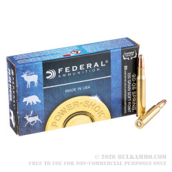 20 Rounds of 30-06 Springfield Ammo by Federal - 220gr SP 20 Rounds of 30-06 Springfield Ammo by Federal - 220gr SP