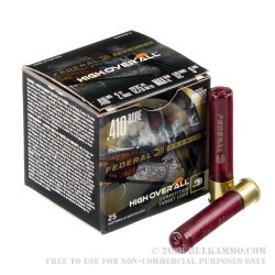 25 Rounds of .410 Ammo by Federal High Over All - 1/2 ounce #9 shot