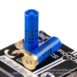 25 Rounds of 16ga Ammo by Fiocchi - 1 ounce #8 shot