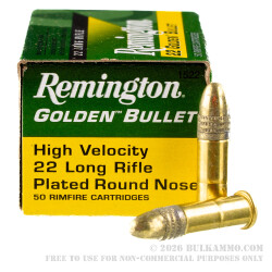 500  Rounds of .22 LR Ammo by Remington - 40gr CPRN