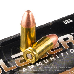 500 Rounds of 9mm Ammo by Blazer Brass - 115gr FMJ