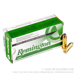 500 Rounds of .44 Mag Ammo by Remington - 180gr JSP 500 Rounds of .44 Mag Ammo by Remington - 180gr JSP