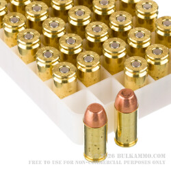 50 Rounds of .40 S&W Ammo by Blazer Brass - 165gr FMJ