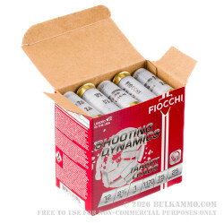 250 Rounds of 12ga Ammo by Fiocchi - 1 ounce #7.5 shot