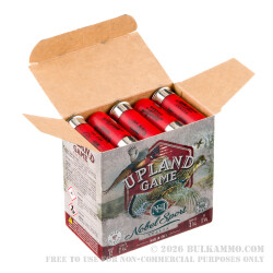 25 Rounds of 12ga Ammo by NobelSport High Brass Field - 1 1/4 ounce #4 shot