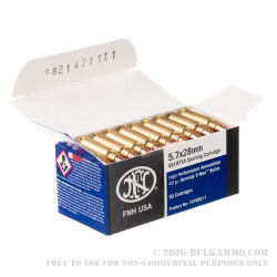2000 Rounds of 5.7x28 mm Ammo by FN Herstal - 40gr V-MAX