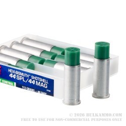 10 Rounds of .44 S&W Spl Ammo by CCI Pest Control Shotshell - 112gr #8 Bismuth Shot