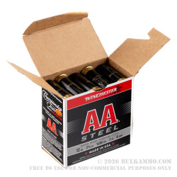 250 Rounds of 12ga Ammo by Winchester AA Steel - 1 ounce #8 steel shot