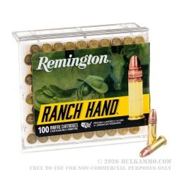 5000 Rounds of .22 LR Ammo by Remington Ranch Hand - 40gr CPRN