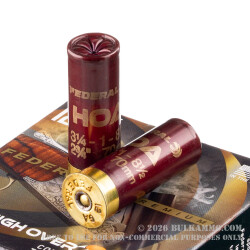 25 Rounds of 12ga Ammo by Federal High Over All - 1 ounce #8 1/2 shot